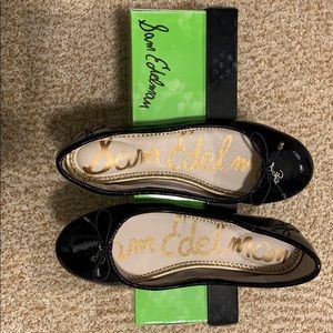 COPY - NIB Black Patent Sam Edelman Ballet Flats.…